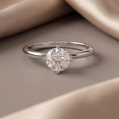 1 CT Round Solitaire Ring