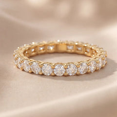 1.49 CT Round Full Eternity Ring