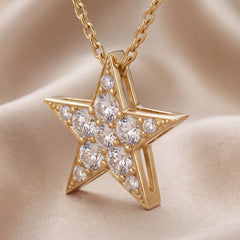 0.24 CT Diamond Star Pendant