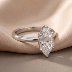 2 CT Marquise Solitaire Ring