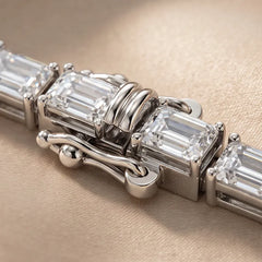 5.10 CT Emerald Cut Diamond Tennis Bracelet