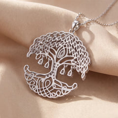 1.78 CT Multi Shape Diamond Tree of Life Pendant