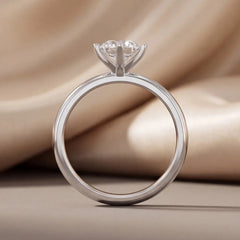 1 CT Round Solitaire Ring