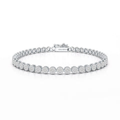 1.29 CT 18KT Lab Diamond Tennis Bracelet