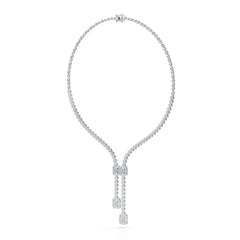 3.27 CT Lab Created Diamond Wedding Necklace