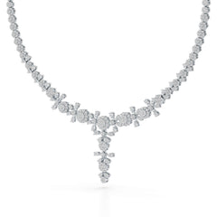 3.96 CT Lab Grown Diamond Drop Necklace