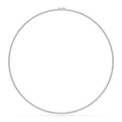 4.61 Carat Diamond Line Necklace