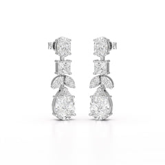 4.88 CT Lab Diamond Drop Earrings