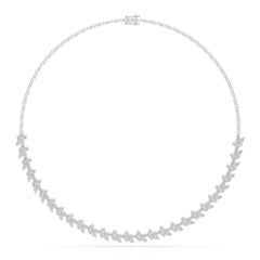 5.14 CT Marquise Shape Lab Grown Diamond Necklace