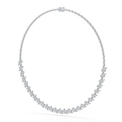 5.14 CT Marquise Shape Lab Grown Diamond Necklace