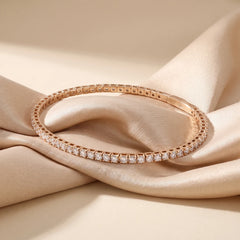 4.14 CT Round Brilliant Tennis Bracelet