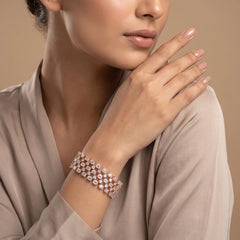 18.3 CT Multi Shape Row Bracelet