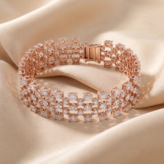 18.3 CT Multi Shape Row Bracelet