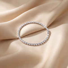6.60 CT Emerald-Cut Diamond Tennis Bracelet