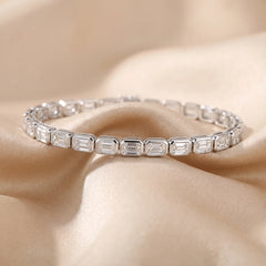 7 CT Emerald Tennis Bracelet