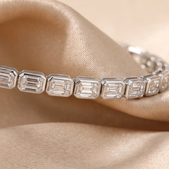 7 CT Emerald Tennis Bracelet
