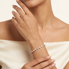 7.1 CT Pear Cut Tennis Bracelet