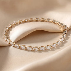 7.1 CT Pear Cut Tennis Bracelet