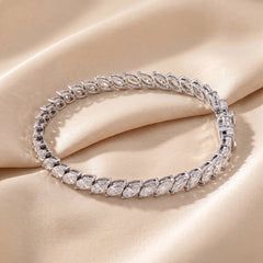 8.22 CT Marquise Cut Tennis Bracelet
