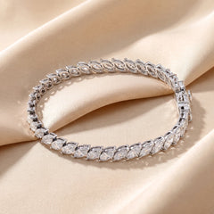 8.22 CT Marquise Cut Tennis Bracelet
