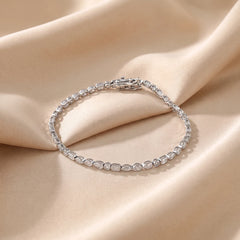 2.78 CT Multi Shape Bezel Tennis Bracelet