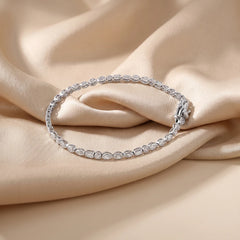 2.78 CT Multi Shape Bezel Tennis Bracelet
