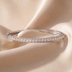 3.57 CT Diamond Pavé Half-Eternity Bangle