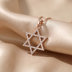 0.50 CT Star of David Pendant
