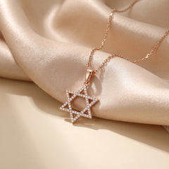 0.50 CT Star of David Pendant