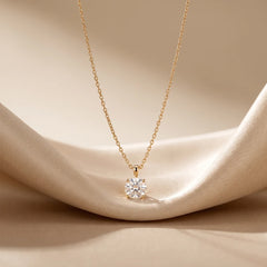 2 CT Round Solitaire Pendant