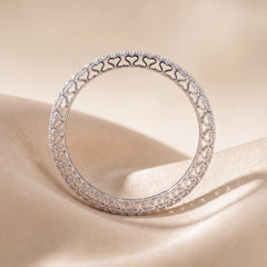 16.35 Round Diamond Eternity Bangle Pair
