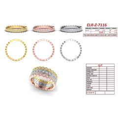 1.09 CT Diamond Hexagon Stackable Band Set