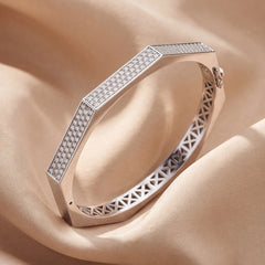 1.69 CT Diamond Pavé Octagonal Bangle