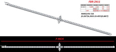 4.94 CT Marquise & Round Diamond Tennis Bracelet