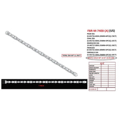 11.45 CT Multi Shape Diamond Bracelet