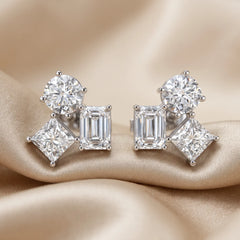 5.40 CT Multi Shape Diamond Studs