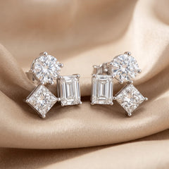 5.40 CT Multi Shape Diamond Studs