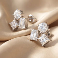 5.40 CT Multi Shape Diamond Studs