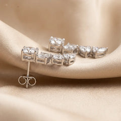 4.8 CT Multi Shape Diamond Climber Earrings