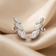 2.80 CT Marquise Diamond Climber Earrings