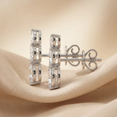 2.80 CT Marquise Diamond Climber Earrings