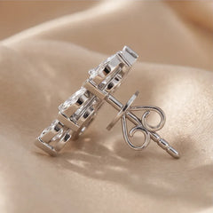1.50 CT Marquise-Cut Diamond Laurel Leaf Studs