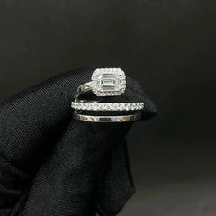 1.49 CT Emerald Cut Lab Diamond Ring (Ready for Delivery)