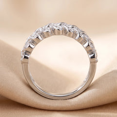 0.36 CT Diamond Braided Band Ring