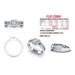 0.9 CT Heart Halo Ring
