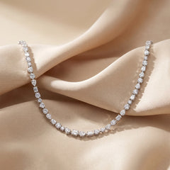 25.3 CT Multi Shape Diamond Necklace