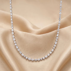 25.3 CT Multi Shape Diamond Necklace
