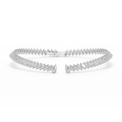37.17 CT Pear and Marquise Cut Lab Diamond Necklace