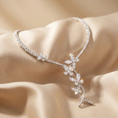 23.55 CT Round & Marquise-Cut Diamond Butterfly Necklace