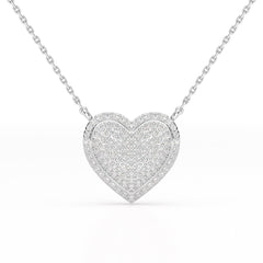 1.67 CT RoundCut Lab Diamond Chain Pendant
